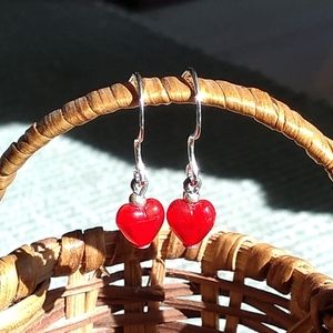 tiny heart earrings